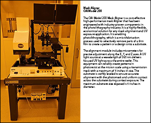 Image of Mask Aligner from IMS Cleanroom